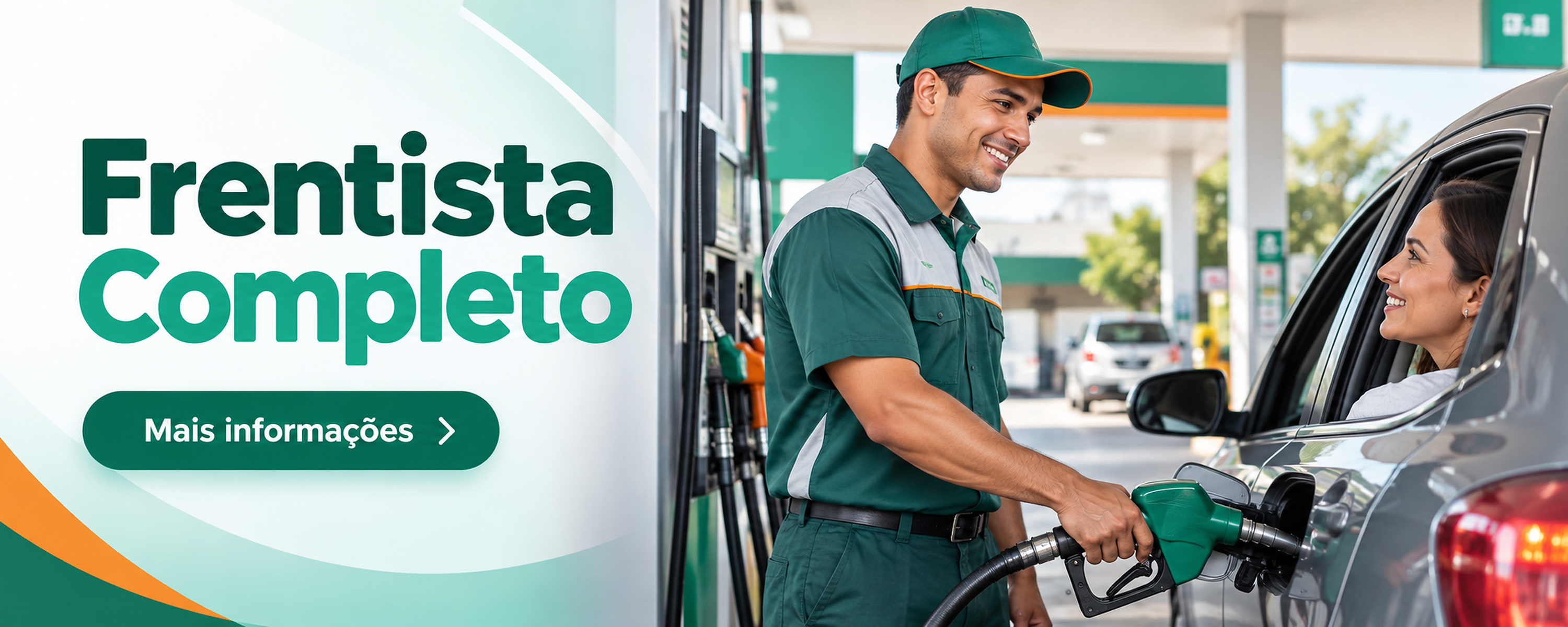 Divulgação do curso Frentista Completo