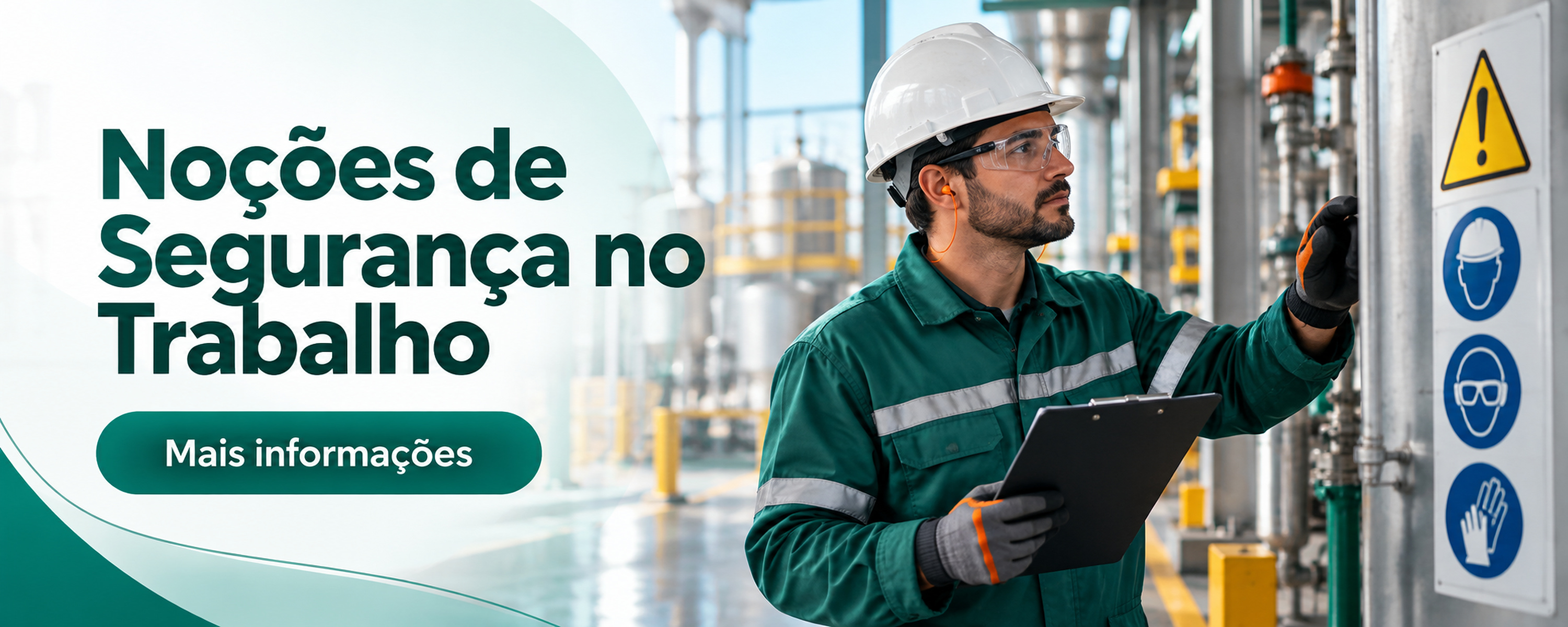 Divulgação do curso Noções de Segurança no Trabalho